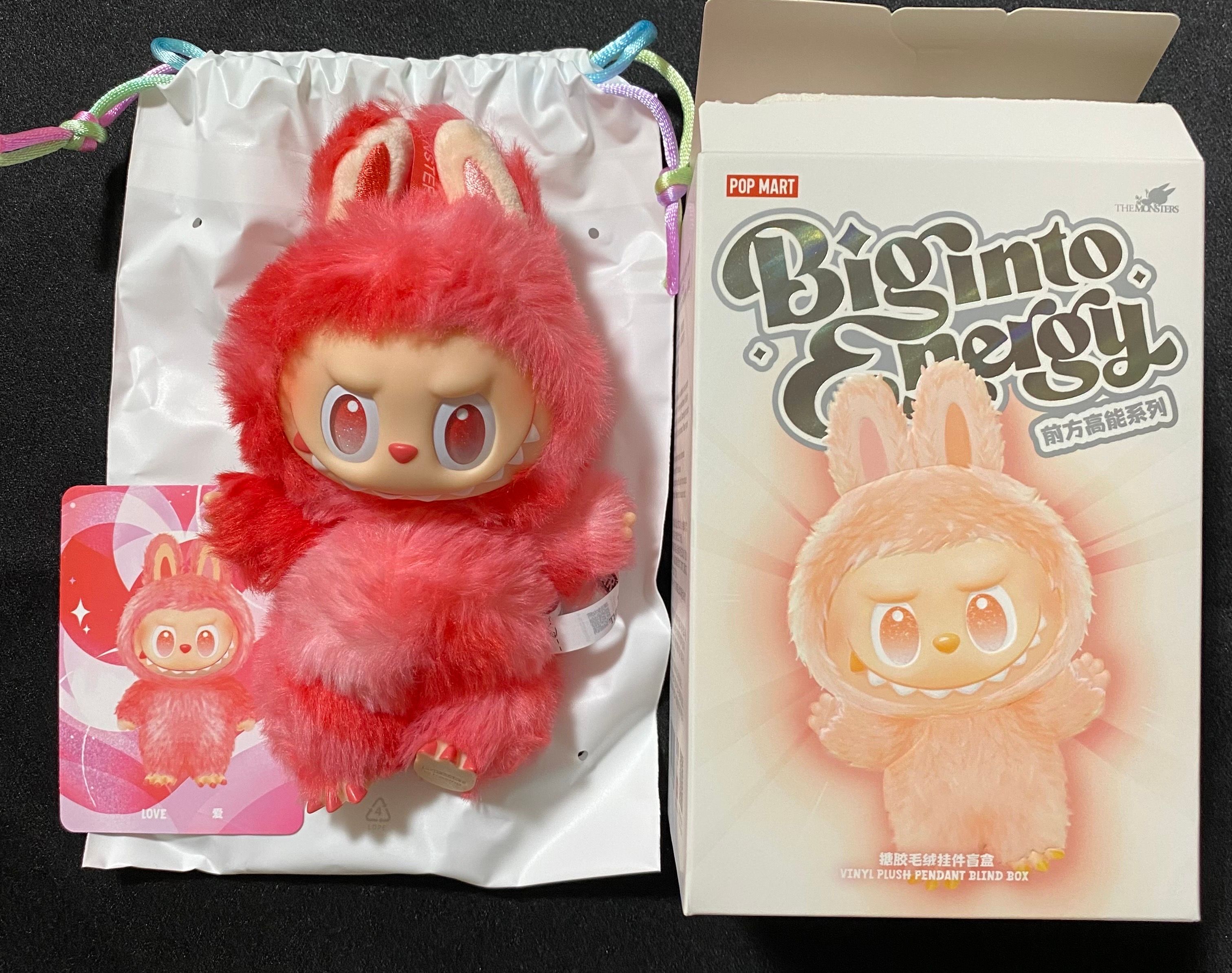 POP MART THE MONSTERS (LABUBU) Big into Energy Series Plush Pendant LOVE