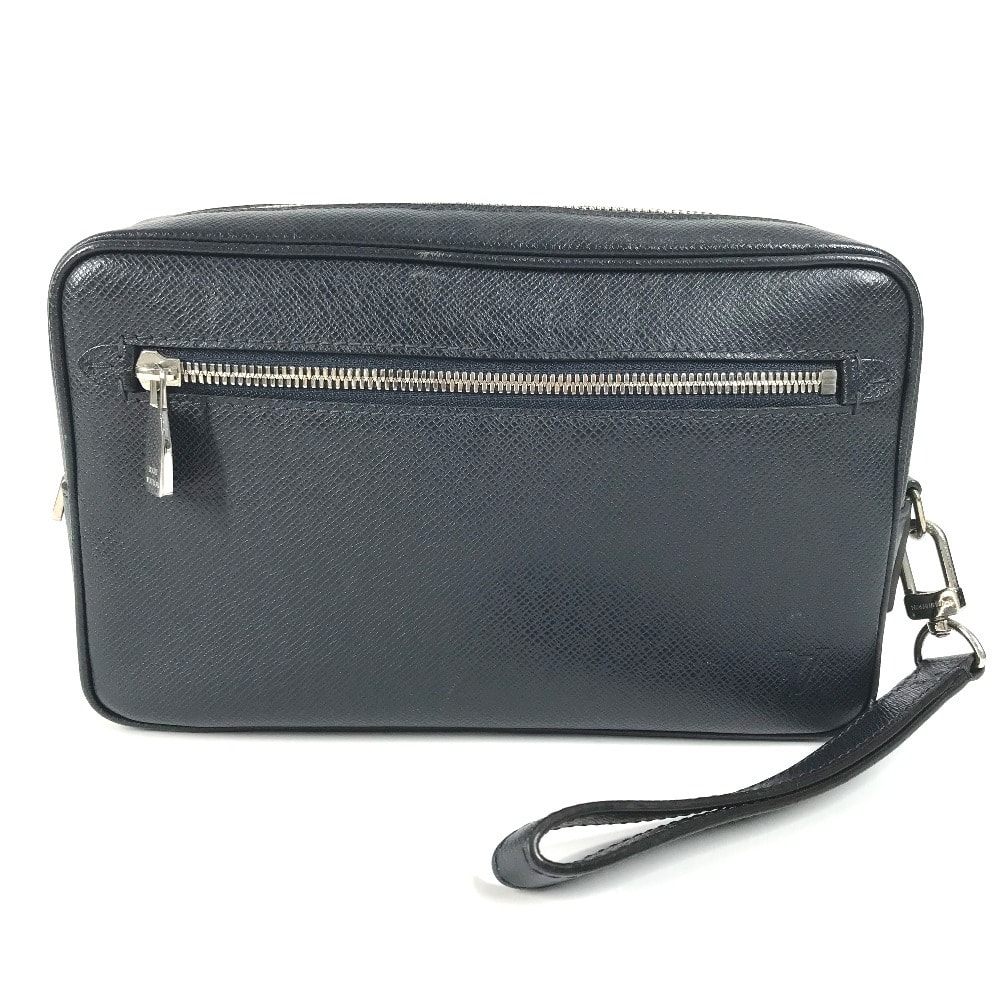 ルイヴィトン LOUIS VUITTON ポシェット・カサイ M33423 タイガ ポーチ クラッチバッグ ストラップ付 セカンドバッグ タイガレザー ブルーマリーヌ ネイビー