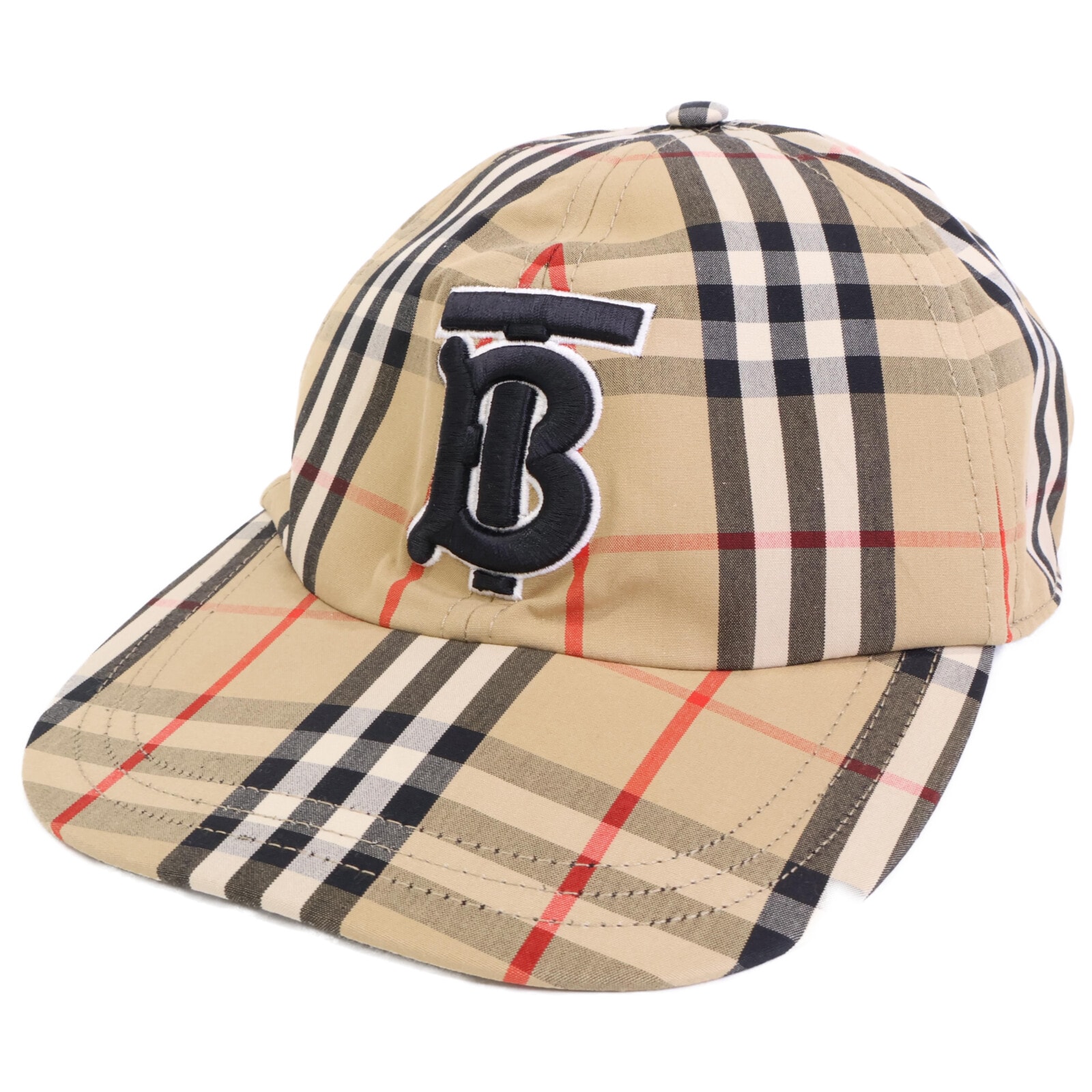 バーバリー 【即決/国内正規】8068032 TBロゴ ヴィンテージチェック ベースボールキャップ M