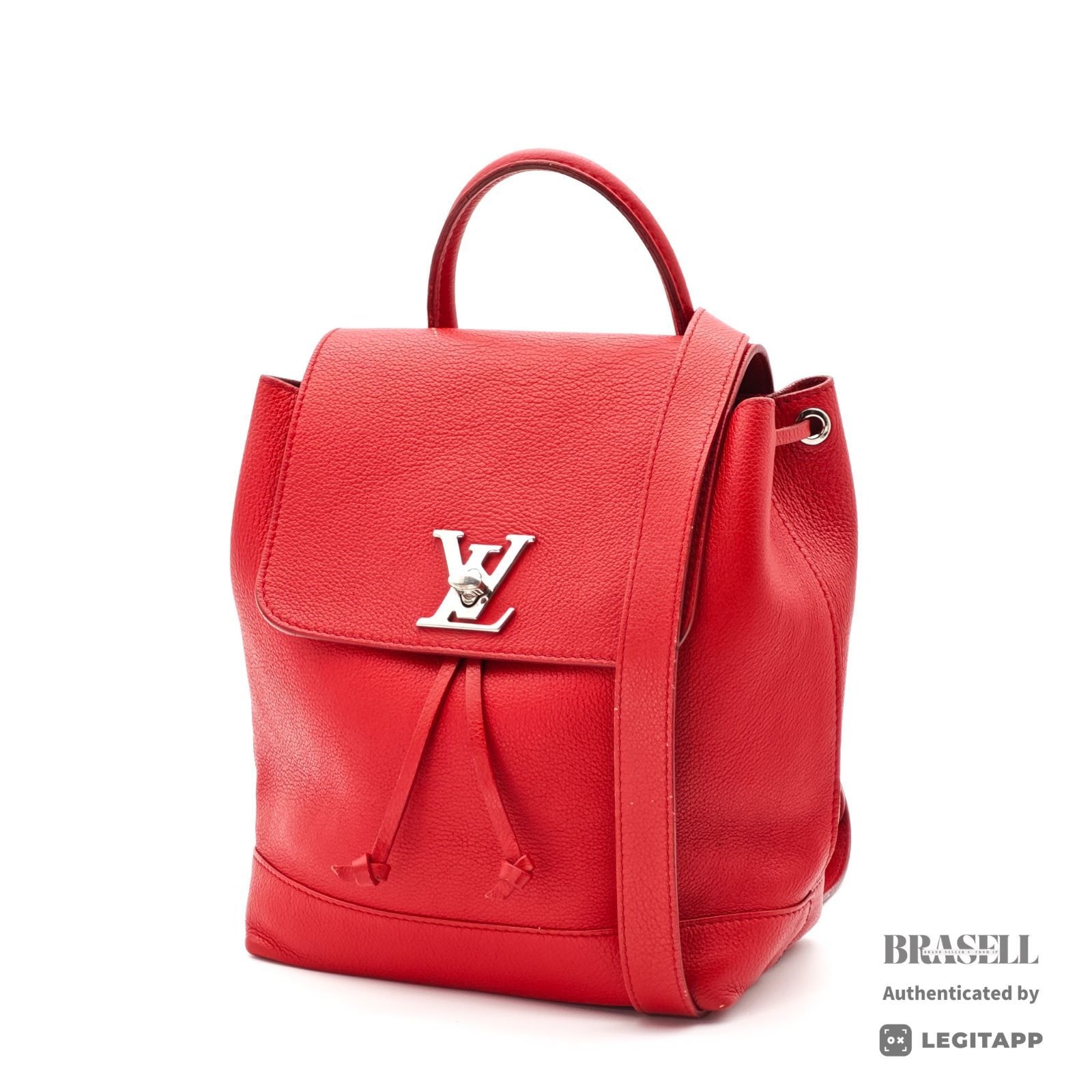 LOUIS VUITTON ルイ・ヴィトン ロックミー・バックパック ロックミー・バックパック M41814 DU3186 リュック・デイパック Leather Red レディース