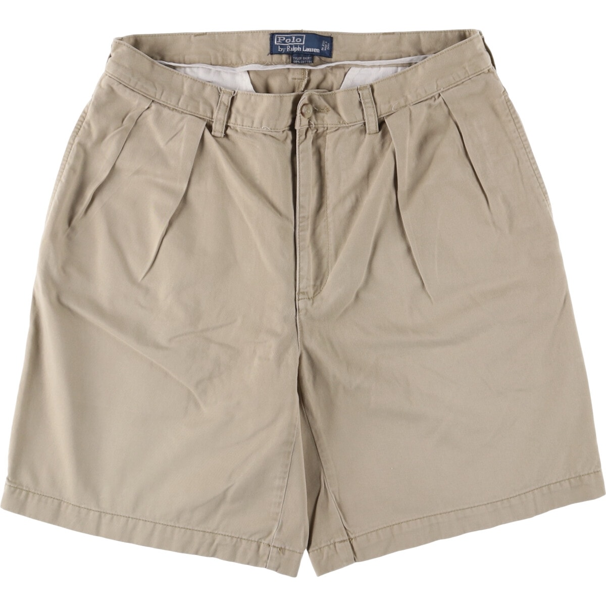 古着 ラルフローレン Ralph Lauren POLO by Ralph Lauren TYLER SHORT ツータック チノショーツ ショートパンツ メンズw34相当/eaa563043