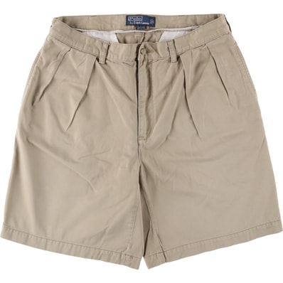 古着 ラルフローレン Ralph Lauren POLO by Ralph Lauren TYLER SHORT ツータック チノショーツ ショートパンツ メンズw34相当/eaa563043