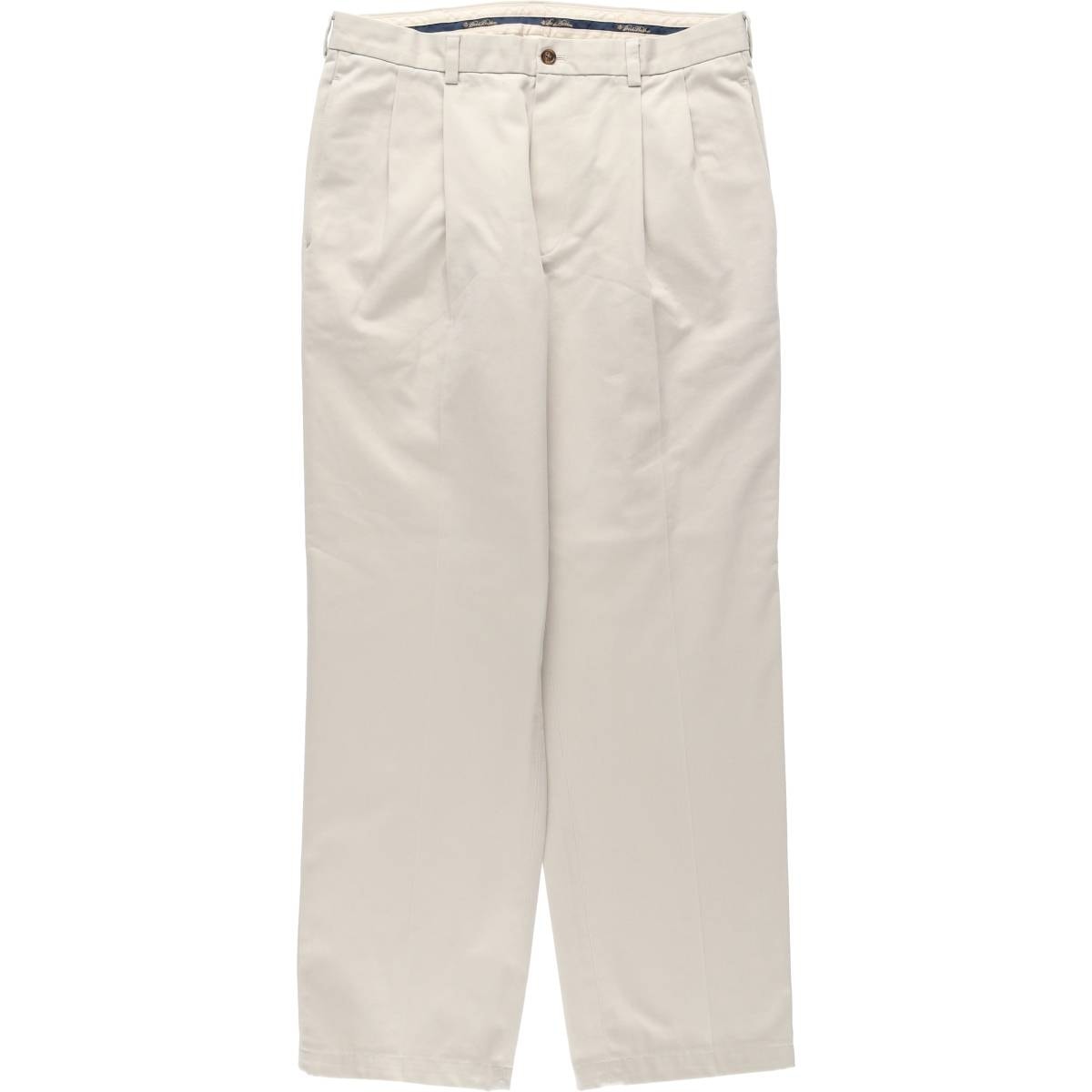 古着 ブルックスブラザーズ Brooks Brothers ADVANTAGE CHINO THOMPSON ツータック チノパンツ メンズw34相当/eaa634913