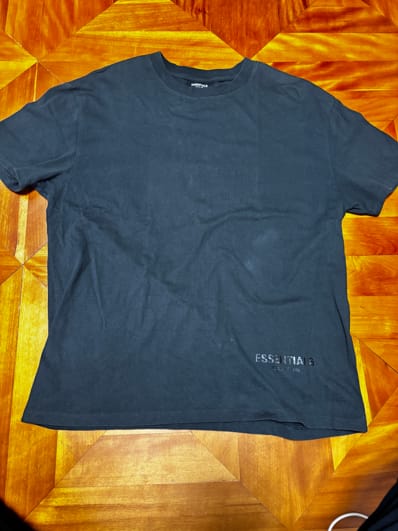 FEAR OF GOD ESSENTIALS 3M Logo Boxy T-shirt "Black"