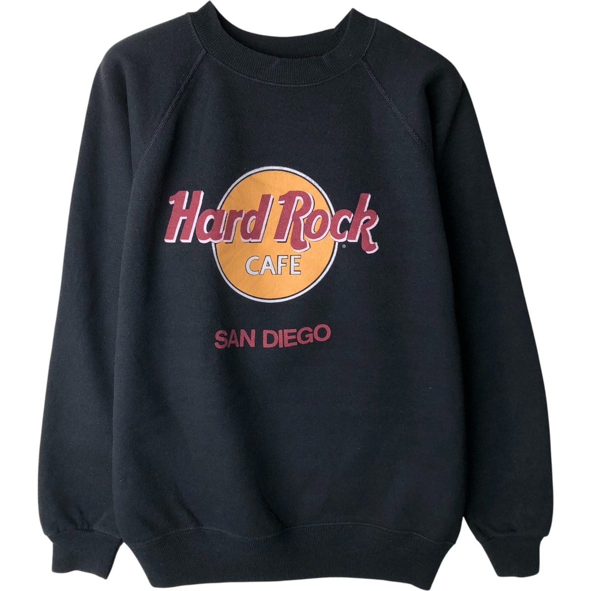 古着 80年代 ヘインズ Hanes 青タグ HARD ROCK CAFE ハードロックカフェ アドバタイジング スウェットシャツ トレーナー USA製 メンズM相当 ヴィンテージ/eaa616605