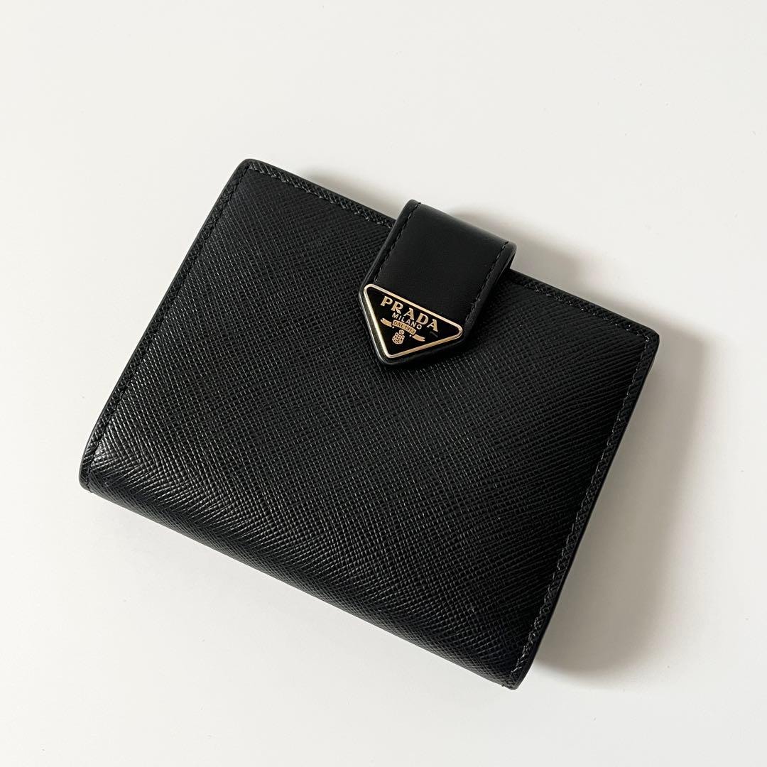 プラダ1MV204 二つ折り財布 レディース