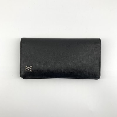 LOUIS VUITTON(ルイ・ヴィトン) ポルトフォイユ ブラザ ノワール タイガ M30285 長財布 166g ブラック×シルバー