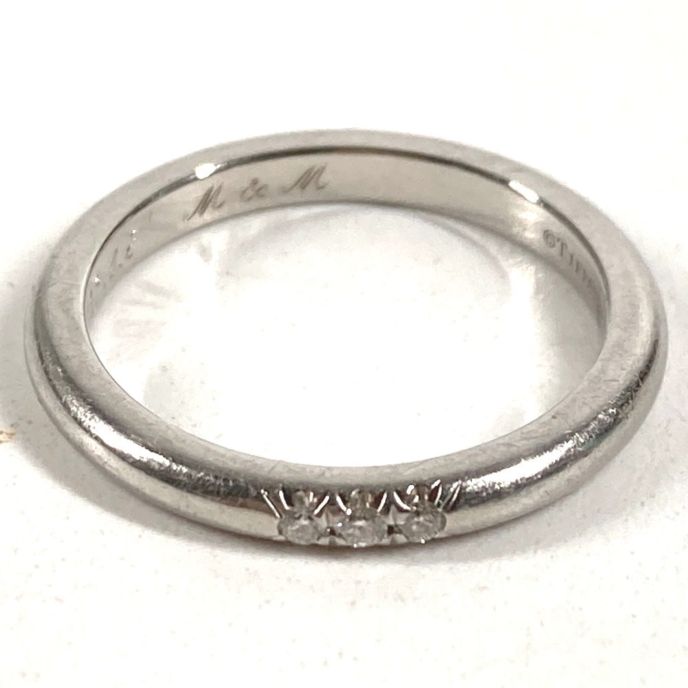 ティファニー TIFFANY&Co. フォーエバー 3P ダイヤ ダイヤモンド プラチナ アクセサリー ジュエリー リング・指輪 Pt950 シルバー