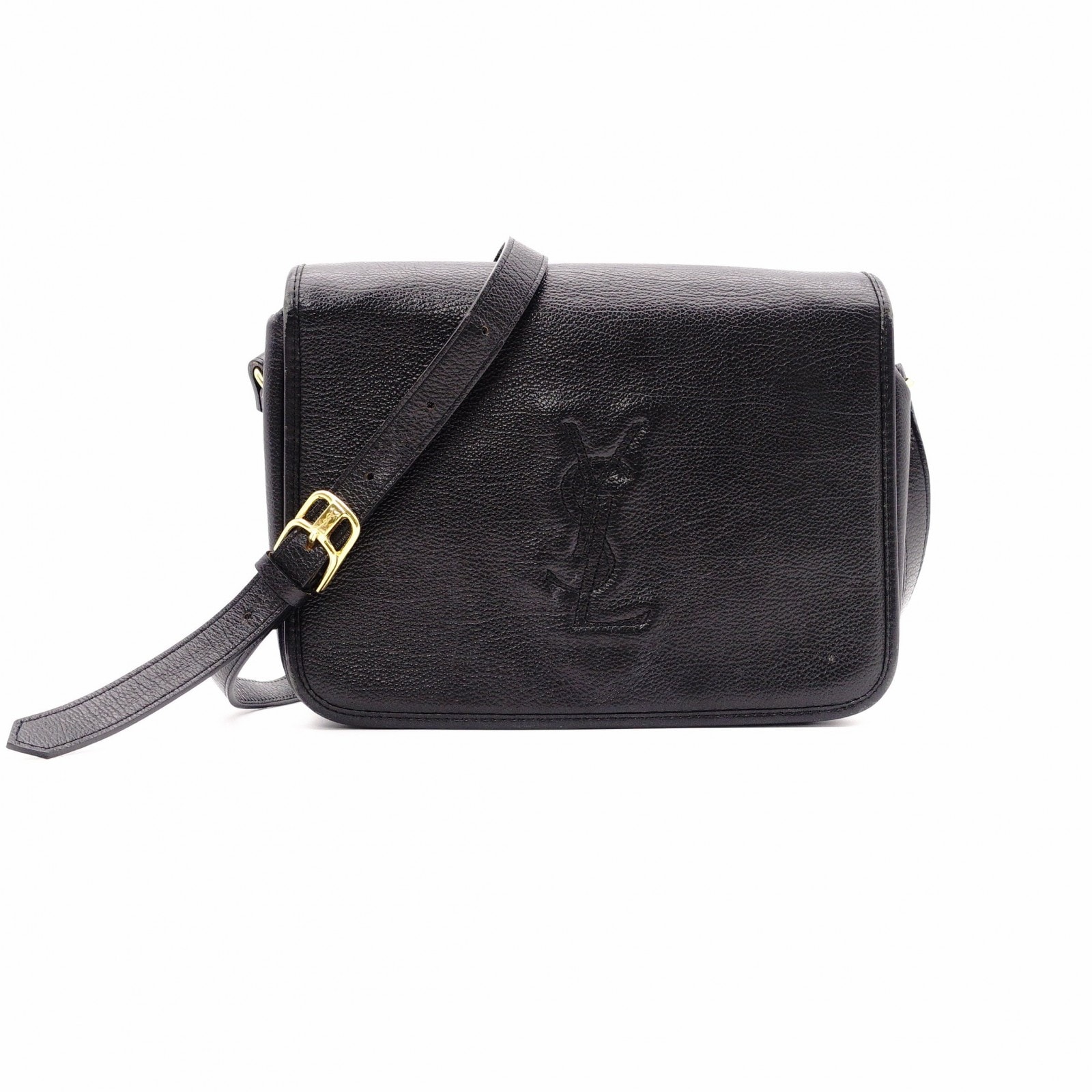 イヴ・サンローランYSLロゴステッチ カサンドラロゴショルダーバッグ