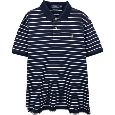 古着 ラルフローレン Ralph Lauren POLO RALPH LAUREN 半袖 ボーダー ポロシャツ メンズM相当/eaa657035
