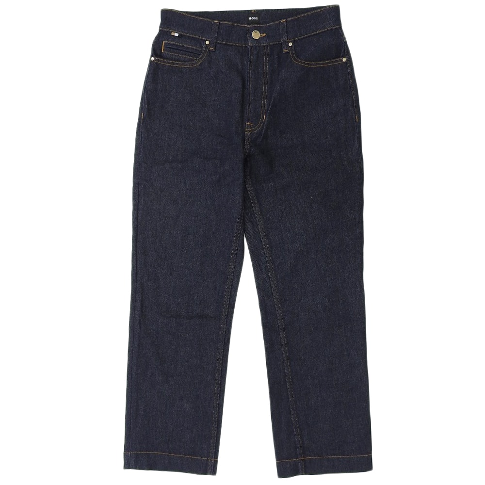 ボス 美品 コットン デニムパンツ ボトムス メンズ インディゴ 27/32 10245485 27/32