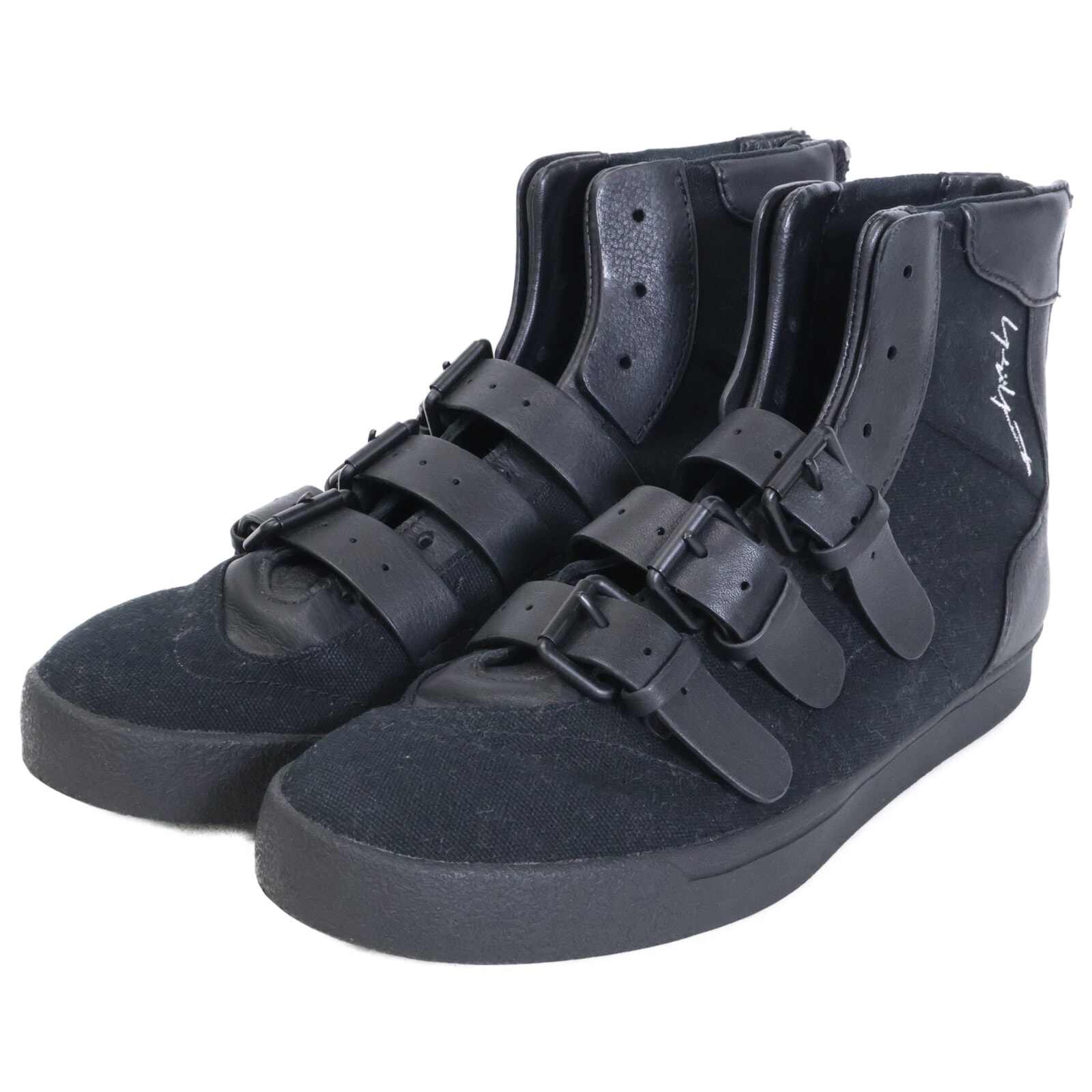 ヨウジヤマモト x adidas アディダス EE6809 ベルト ハイカットスニーカー US6