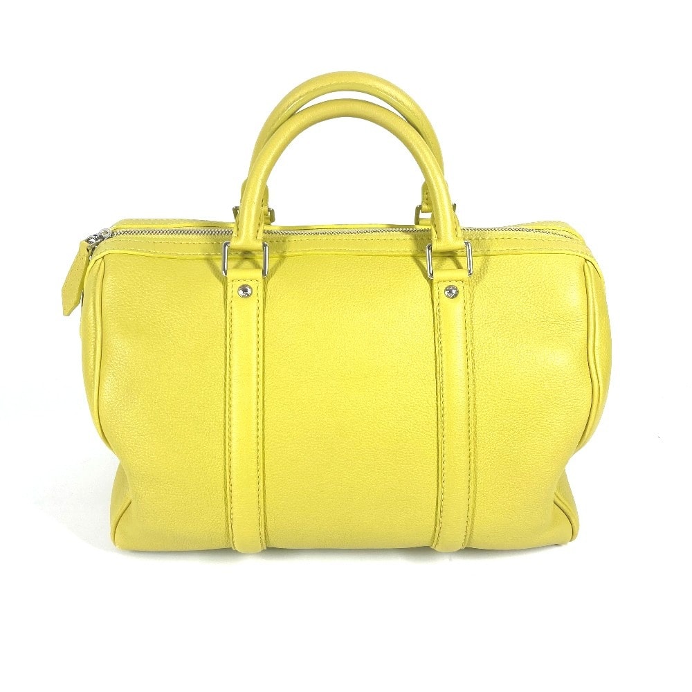 ルイヴィトン LOUIS VUITTON SCバッグPM パルナセア M94298 ソフィアコッポラコラボ カバン 2WAYバッグ ショルダーバッグ ミニボストンバッグ ハンドバッグ レザー ピスタッシュ イエロー 美品