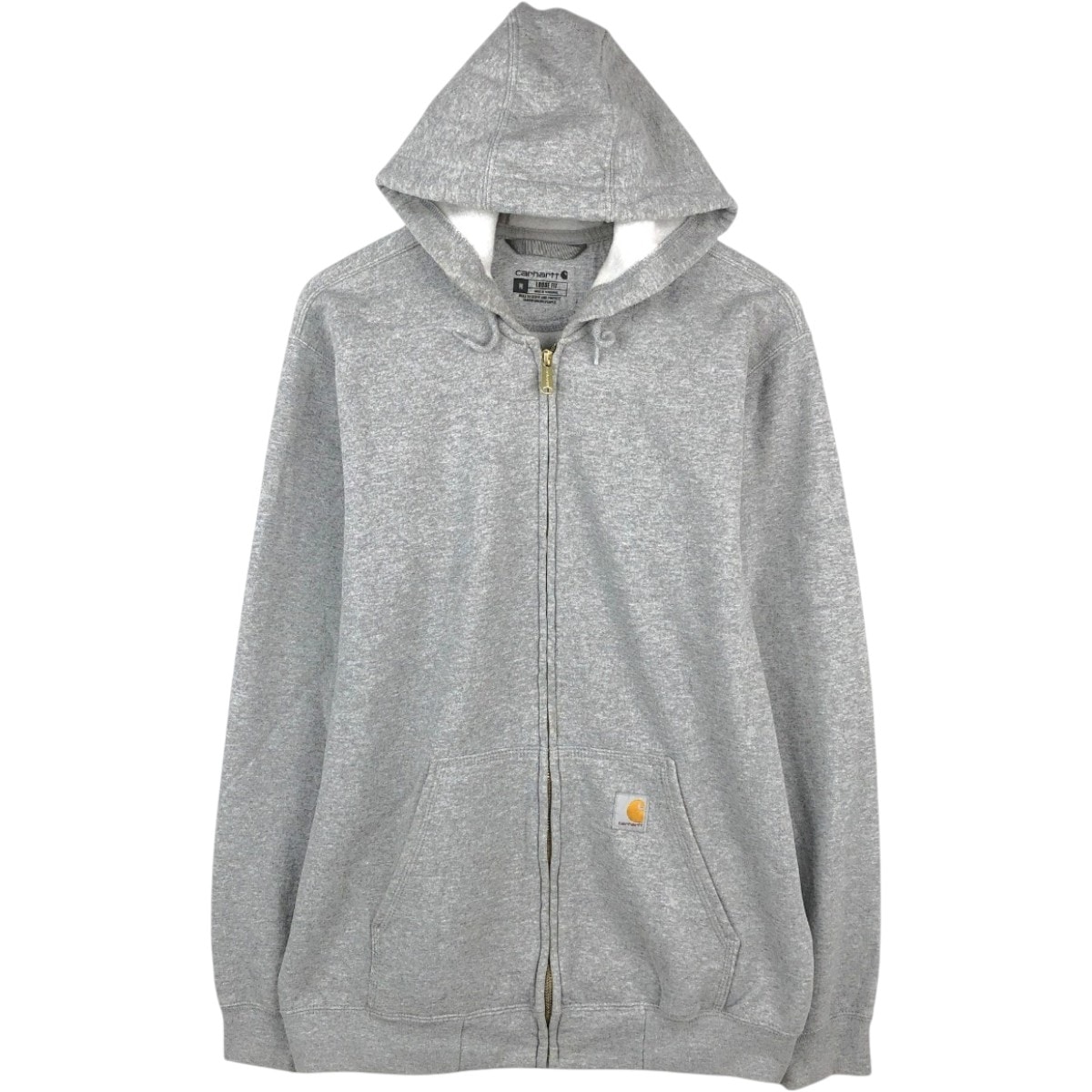 古着 カーハート Carhartt Loose Fit スウェットフルジップパーカー メンズM相当/eaa673988