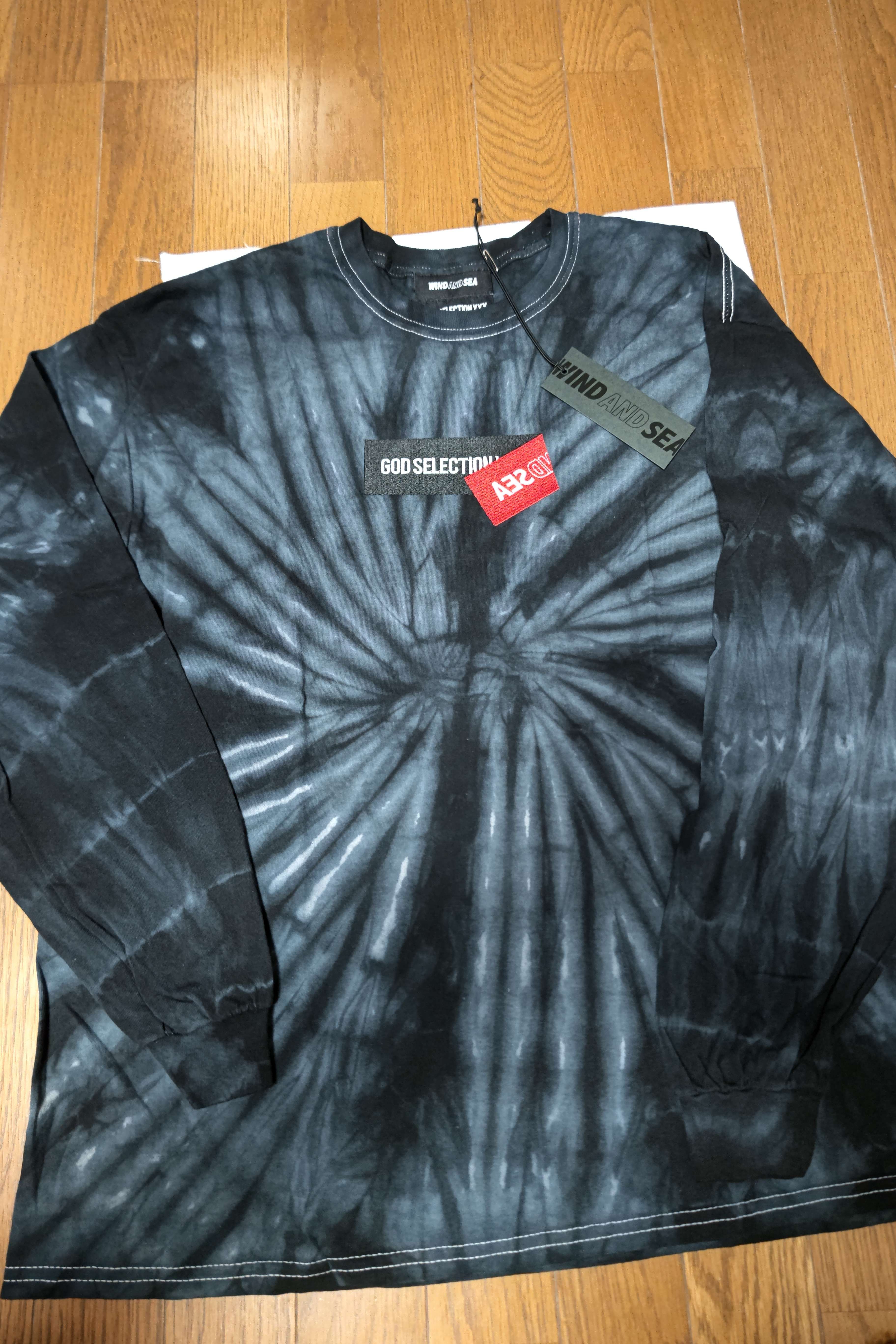WDS×XXX TIE-DYE L/S BLACK SPIDER