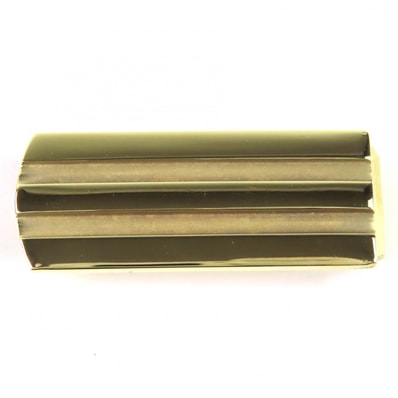 美品 ティファニー マネークリップ ダブルライン 金無垢 K18/750(YG)