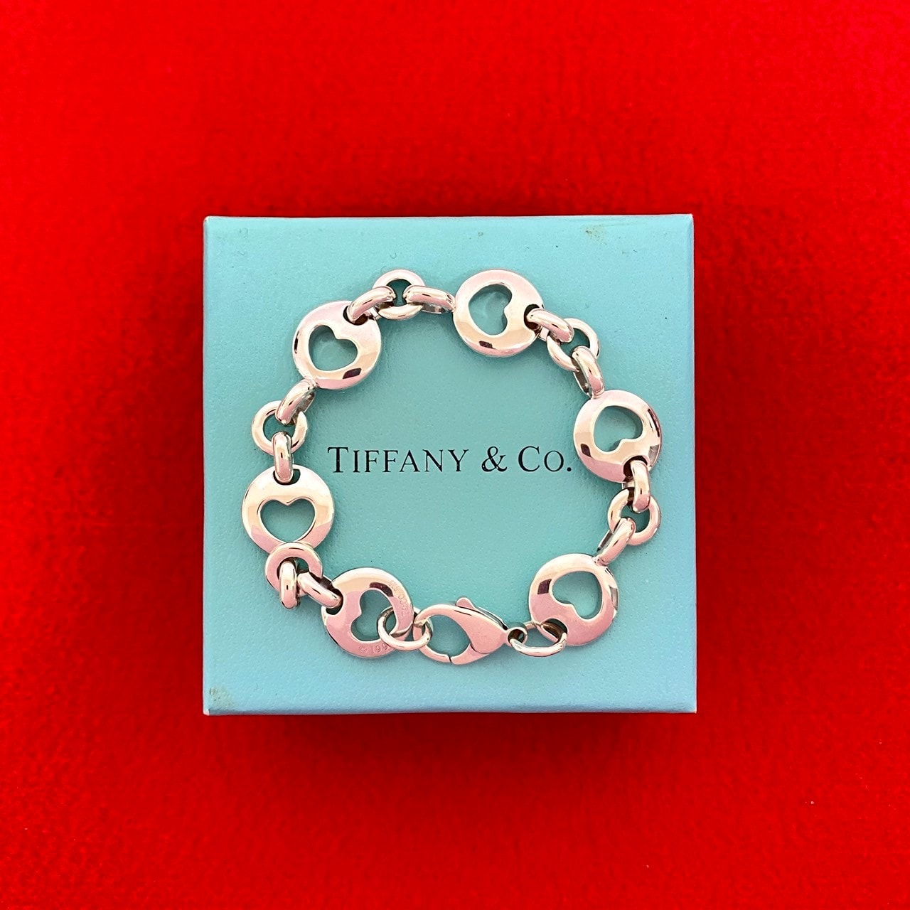 TIFFANY&Co. ティファニー ピアスドハート シルバー925 ブレスレット シルバー
 53466