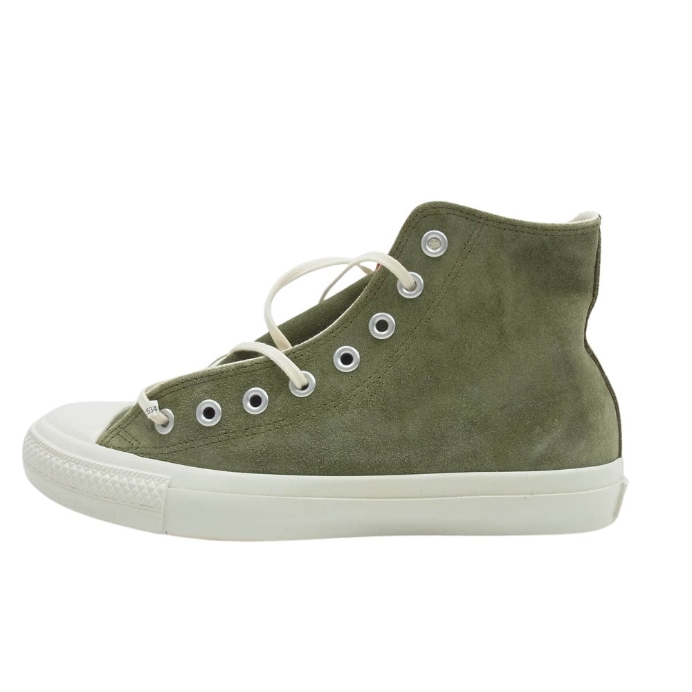 CONVERSE コンバース スニーカー BEAUTY & YOUTH別注 ビューティーアンドユース オールスター スウェード スエード ハイカット スニーカー グリーン系 8【新古品】【未使用】【中古】