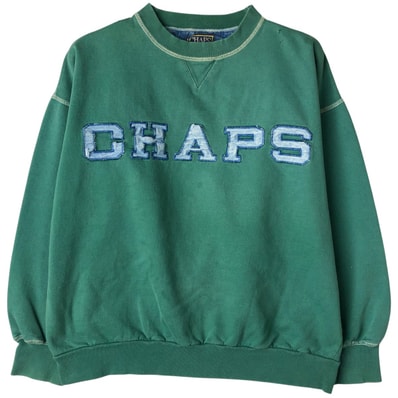 古着 80年代 ラルフローレン Ralph Lauren CHAPS チャップス ロゴスウェットシャツ トレーナー メンズM相当 ヴィンテージ/eaa597698