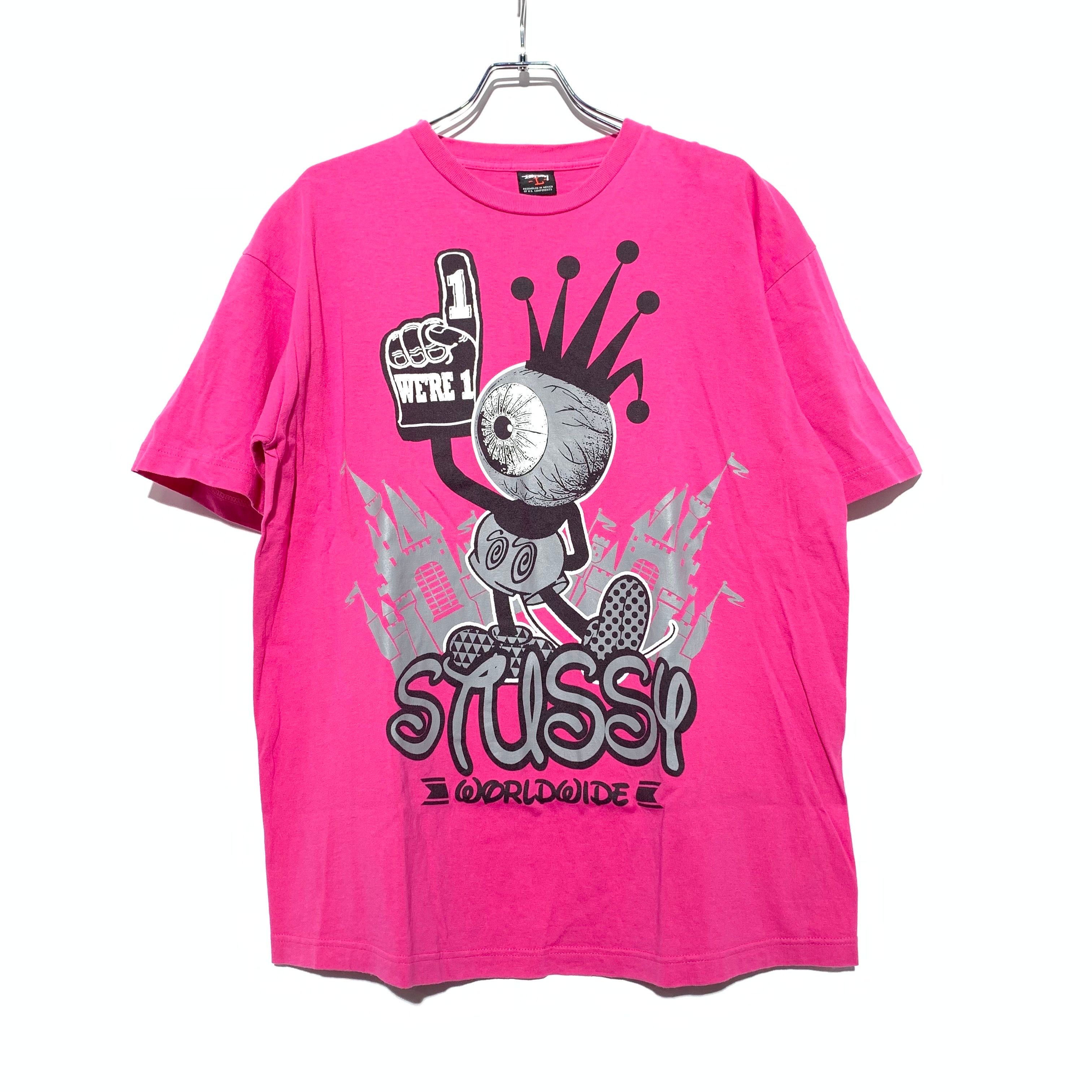 STUSSY KINGDOM TEE pink