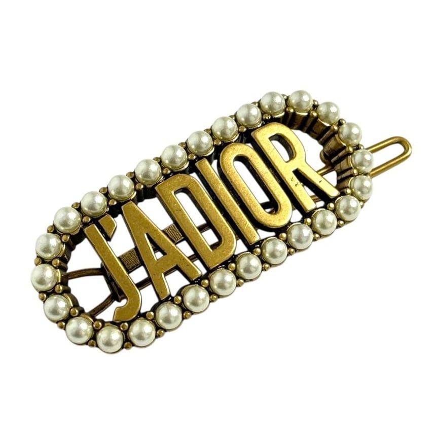 A (未使用に近い)】ディオール レディース バレッタ ヘアクリップ A (未使用に近い)】ディオール レディース バレッタ ヘアクリップ