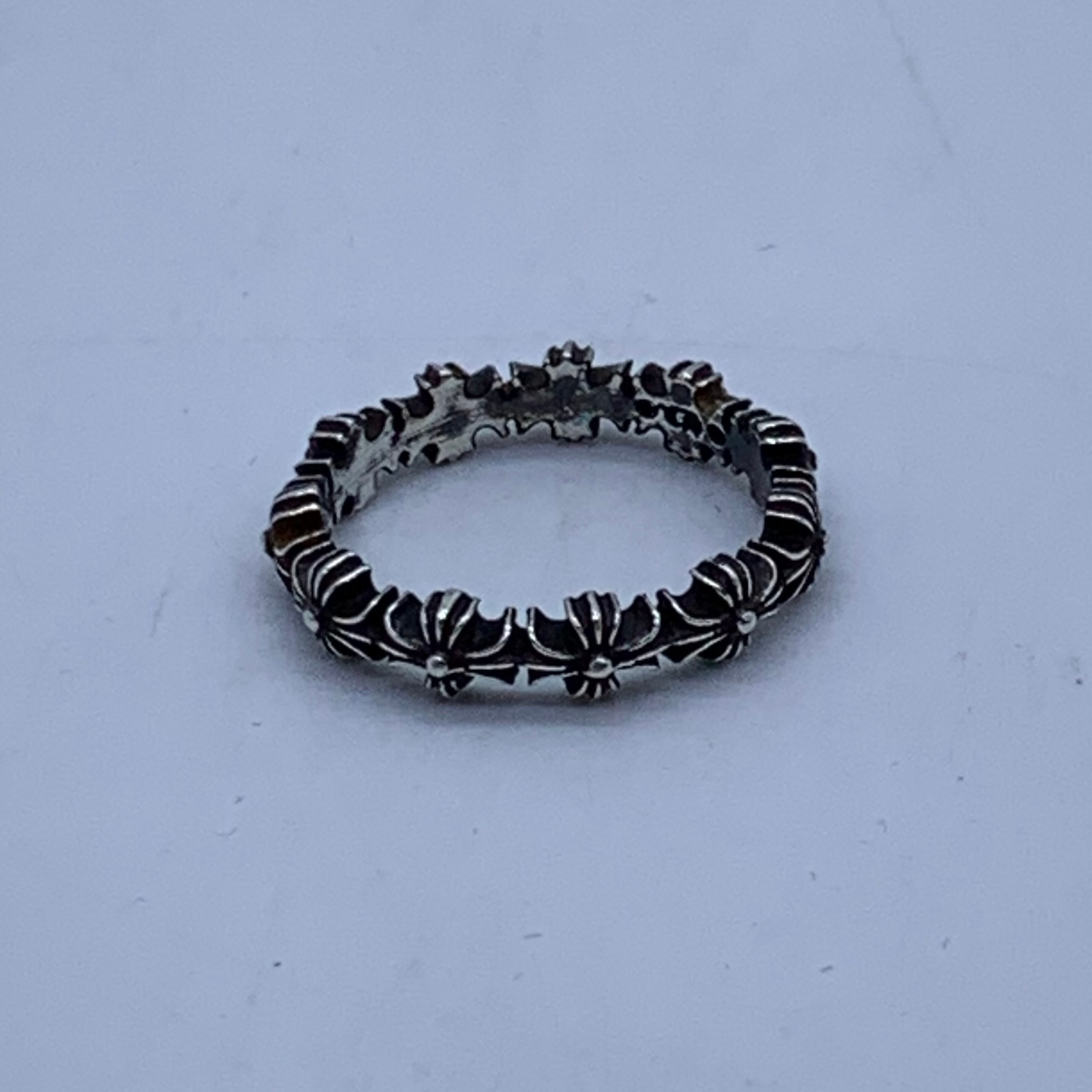 Chrome Hearts Tiny E CH Plus Band Ring "Silver"