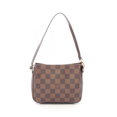 ルイ・ヴィトン LOUIS VUITTON トゥルース メイクアップ ハンドバッグ バッグ PVCコーティングキャンバス レザー ダミエ エベヌ レディース ブラウン系 N51982 【中古】