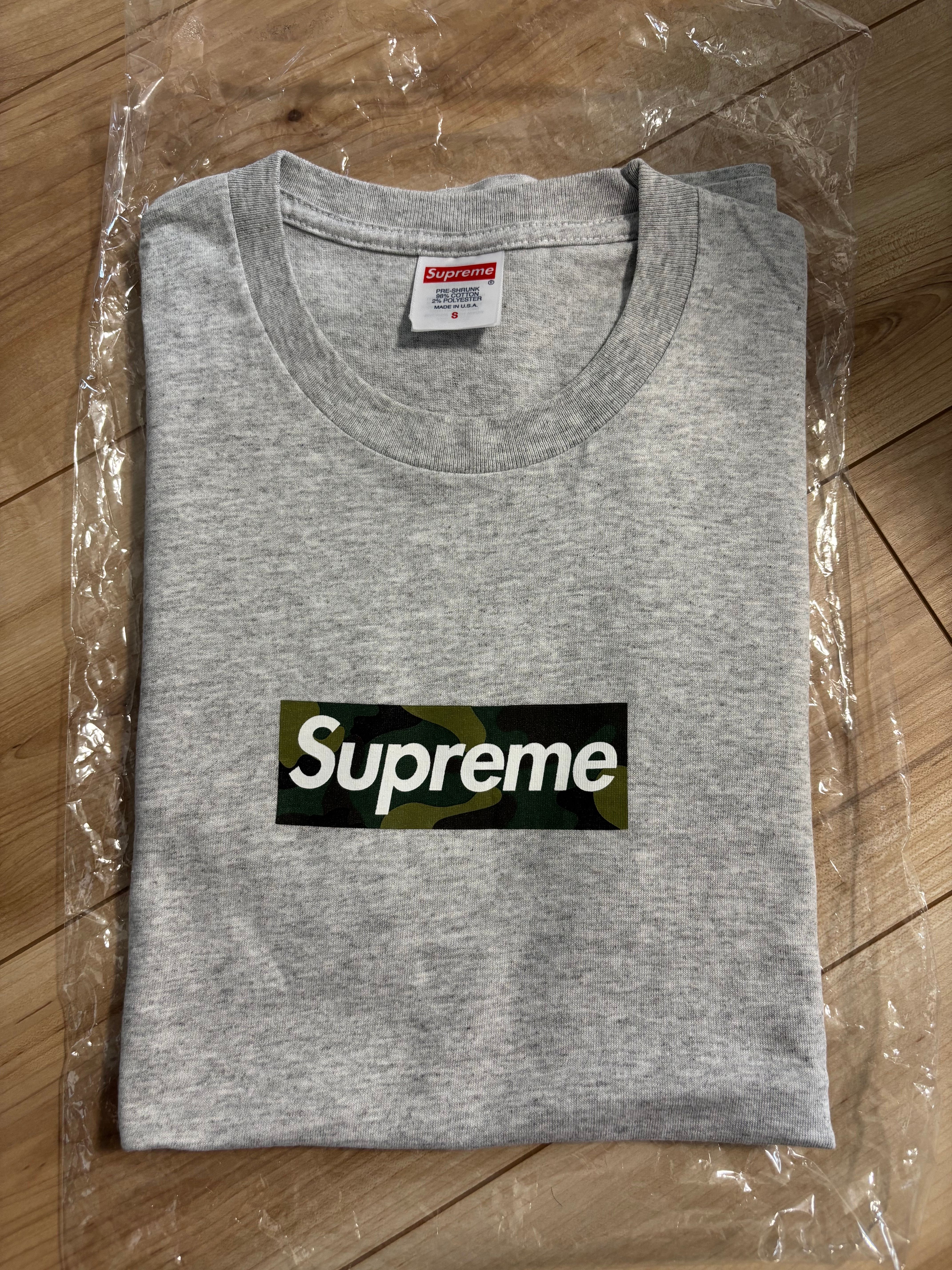 Supreme Box Logo Tee "Ash Grey" (23FW)