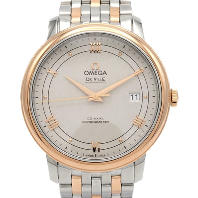 オメガ デ・ヴィル プレステージ RGコンビ 424.20.40.20.02.003 SSxPG 自動巻