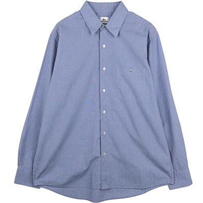 古着 00年代~ ラコステ LACOSTE 長袖 コットンシャツ メンズL相当/eaa643352