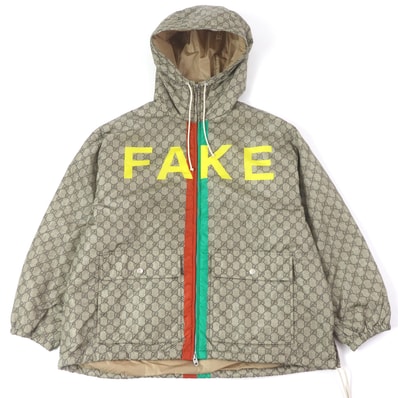 極美品 グッチ
ナイロンジャケット ベージュ メンズ 48 636391