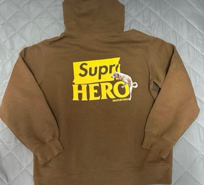 Supreme / ANTIHERO Hooded Sweatshirt "Brown"
