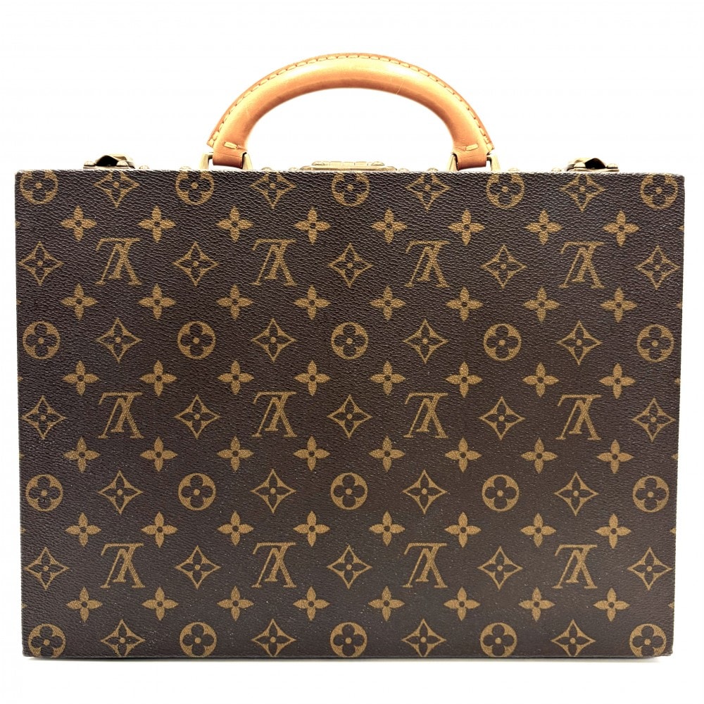 LOUIS VUITTON ルイヴィトン トランク ボワット・ビジュー アタッシュケース ジュエリーケース M47120 モノグラムキャンバス    ブラウン 茶 ゴールド金具 レディース【中古品】