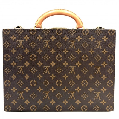 LOUIS VUITTON ルイヴィトン トランク ボワット・ビジュー アタッシュケース ジュエリーケース M47120 モノグラムキャンバス ブラウン 茶 ゴールド金具 レディース【中古品】