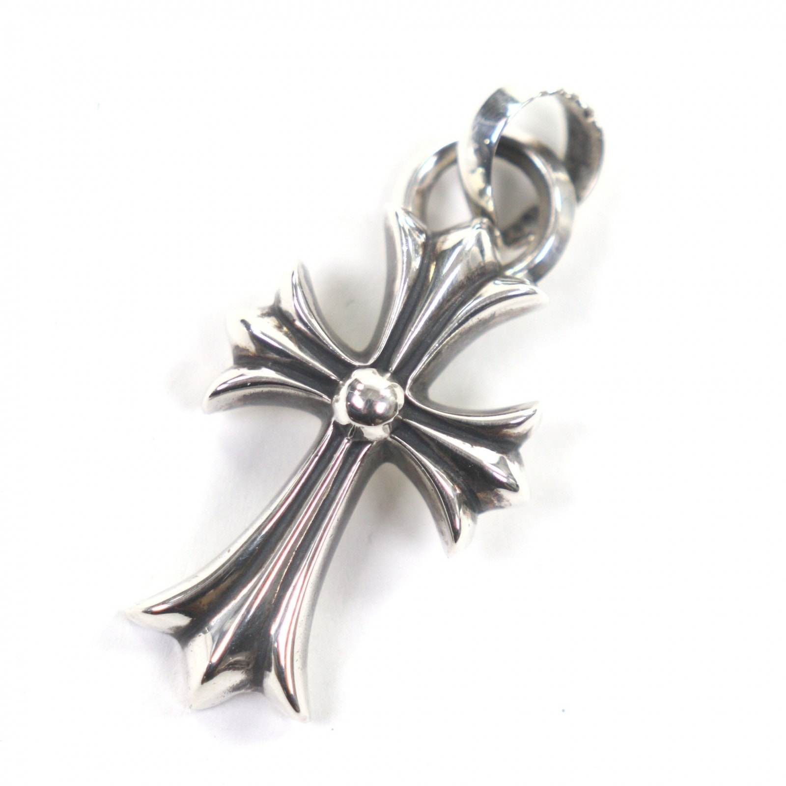 Chrome Hearts Small CH Cross with Bale Pendant Top "Silver"
