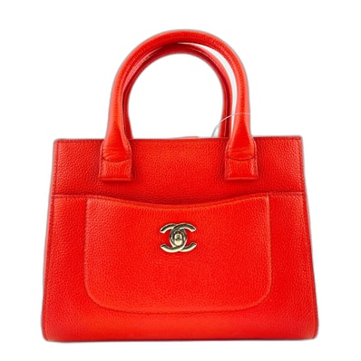 シャネル CHANEL ネオ エグゼクティブ ミニ ハンドバッグ【中古】