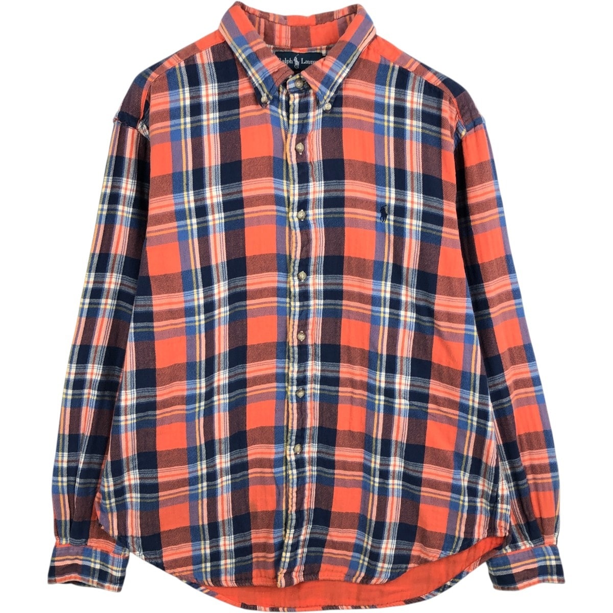 古着 ラルフローレン Ralph Lauren CLASSIC FIT 長袖 フランネルチェックシャツ メンズXL相当/eaa666141