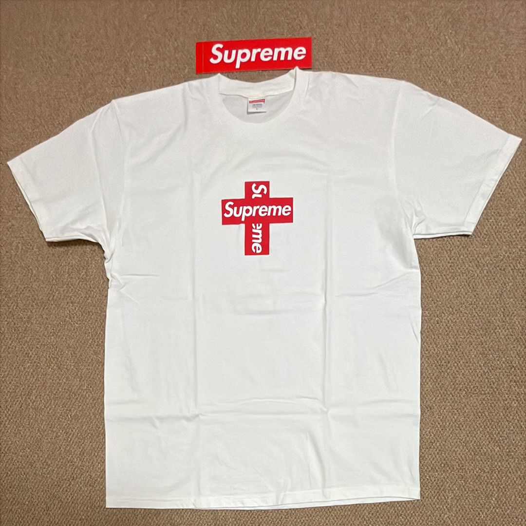 Supreme Cross Box Logo Tee "White"