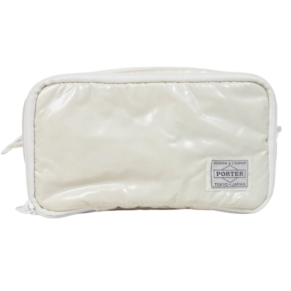 HEAD PORTER ヘッドポーター バッグ ミラージュ ポーチ ホワイト系【中古】