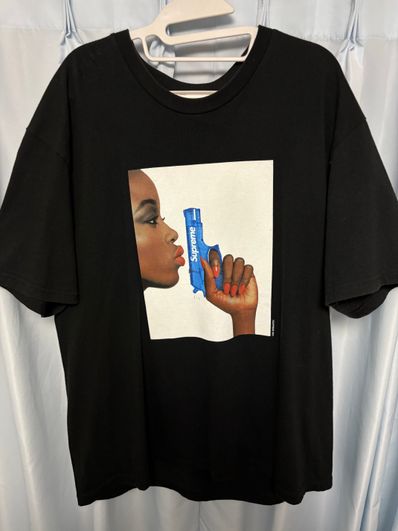 Supreme Water Pistol Tee "Black"