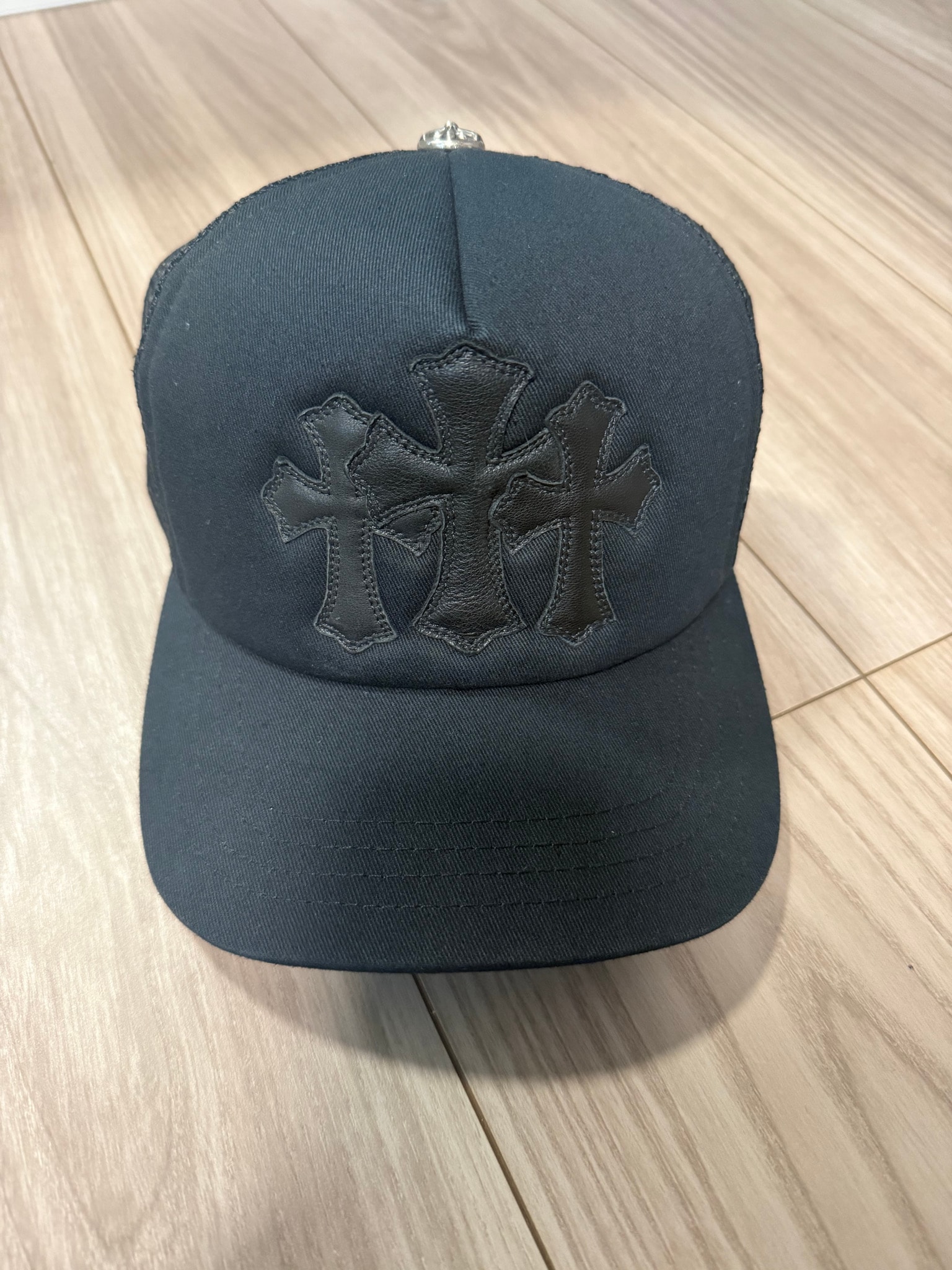 Chrome Hearts Cemetery Trucker Hat "Black"