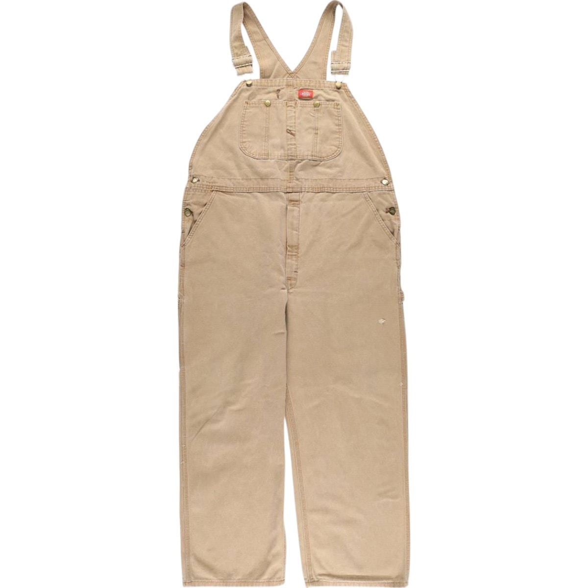 古着 ビッグサイズ ディッキーズ Dickies ダック オーバーオール メンズw42相当/eaa553776