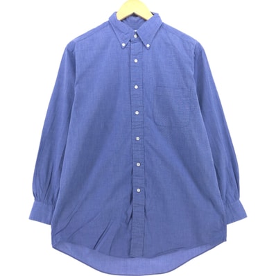 古着 ブルックスブラザーズ Brooks Brothers Est.1818 長袖 ボタンダウンシャツ メンズM相当/eaa543573