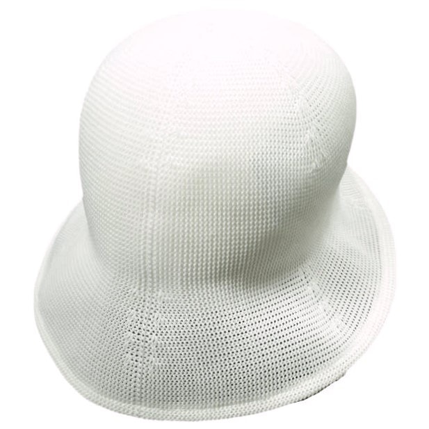 新品 CFCL シーエフシーエル 25SS 日本製 MESH KNIT ASYMMETRIC HAT メッシュニットアシンメトリックハット CF009AI094 Free(59cm) WHITE イッセイミヤケ 帽子 g25067