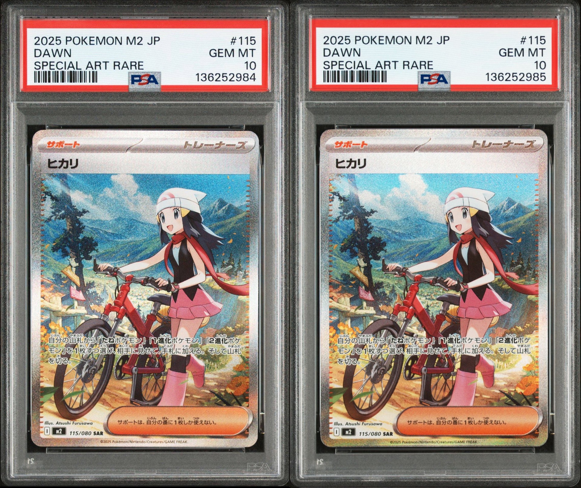 PSA10】ヒカリ SAR [M2 115/080](拡張パック「インフェルノX」) 2枚の