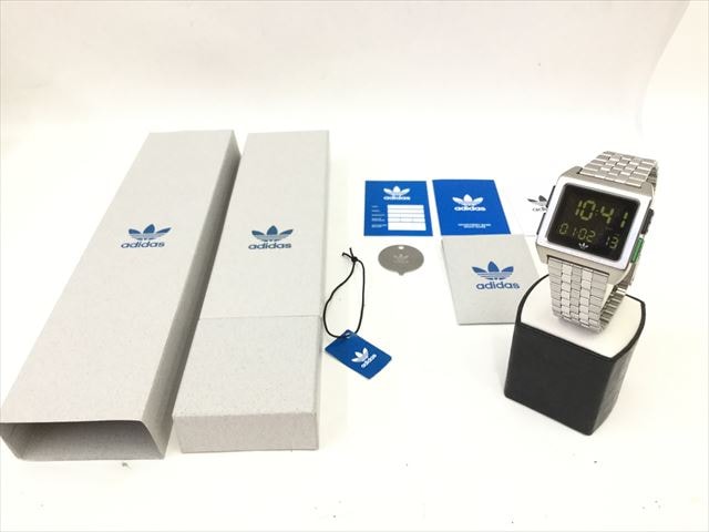 〇〇adidas アディダス 腕時計 Archive M1 ブラック x シルバー 未使用品