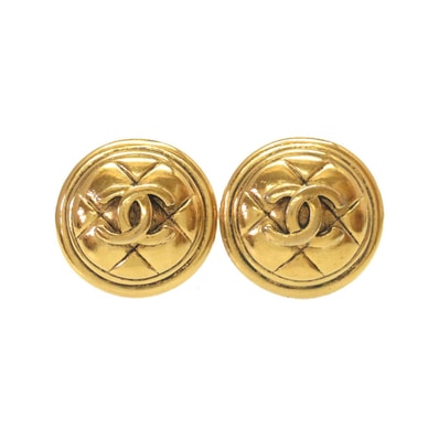 シャネル ヴィンテージ ココマーク マトラッセ メタル ゴ