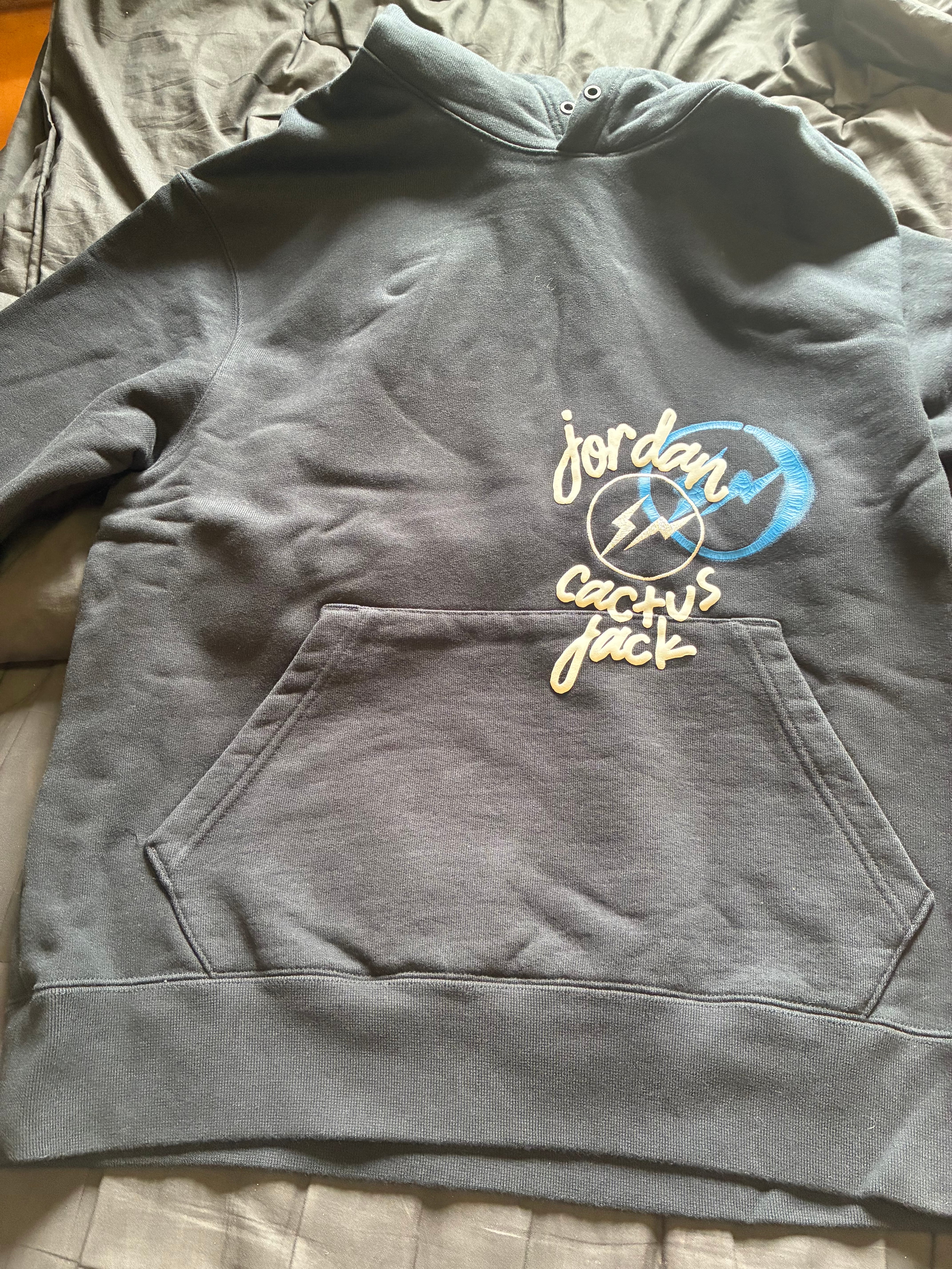 Air Jordan Travis Scott Fragment Hoodie "Black"