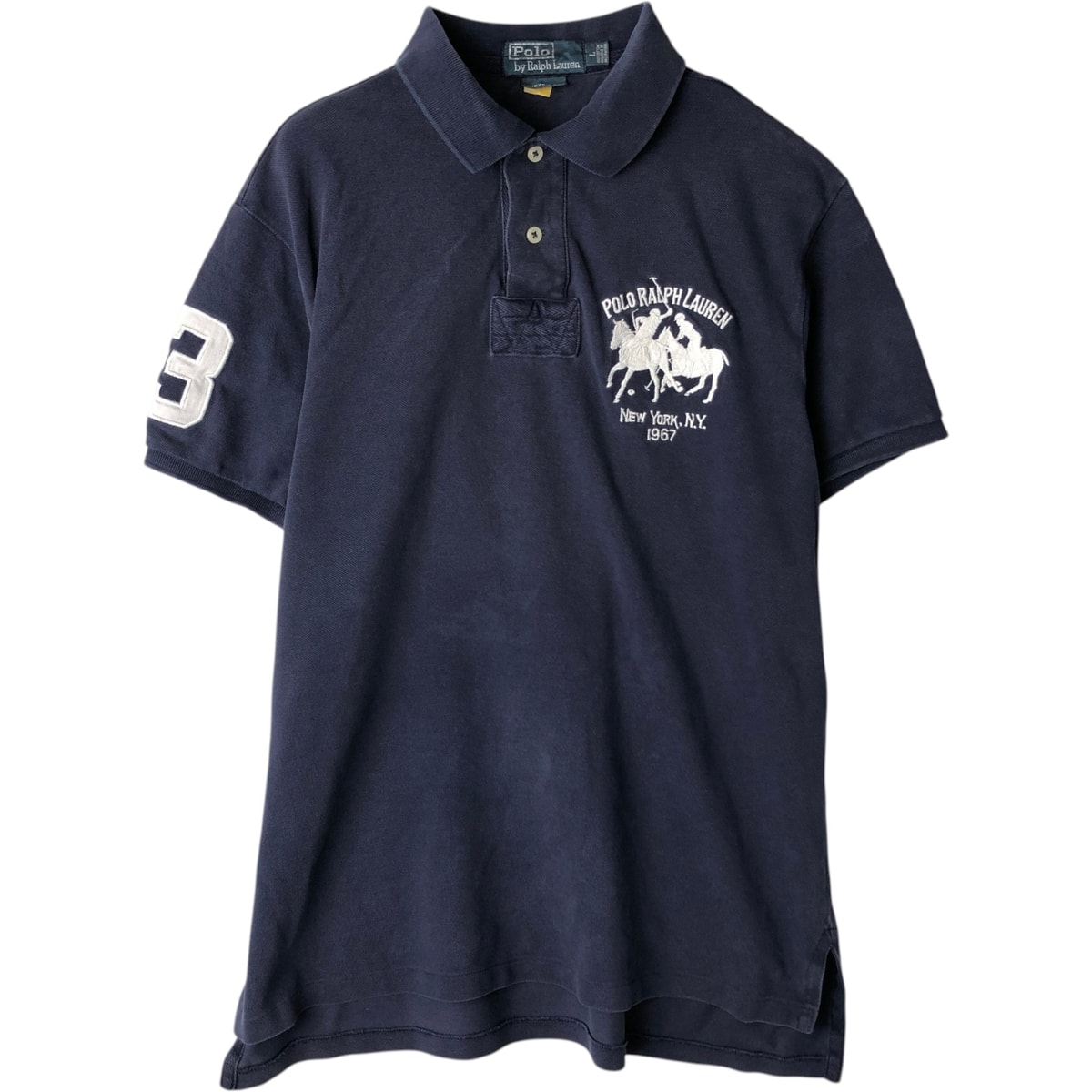 古着 ラルフローレン Ralph Lauren POLO by Ralph Lauren CUSTOM FIT 半袖 ポロシャツ メンズL相当/eaa633489