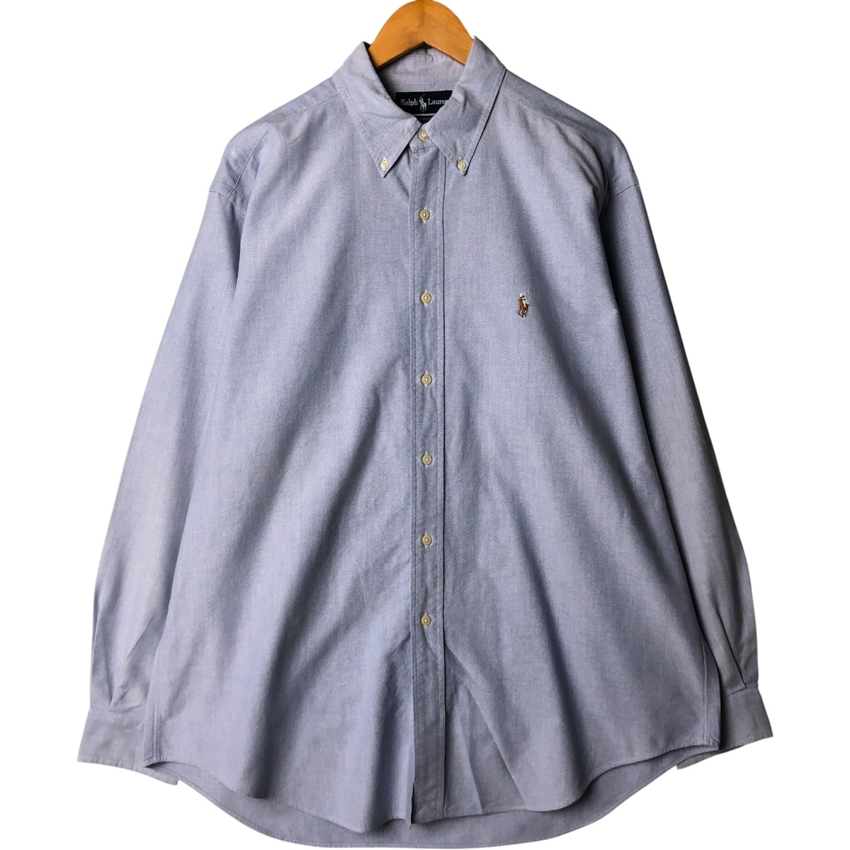 古着 ラルフローレン Ralph Lauren YARMOUTH 長袖 ボタンダウンシャツ メンズL相当/eaa585498